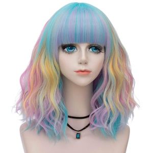 Pastel Rainbow Wig
